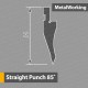 Straight Punch Silver Class 30